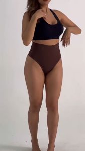 FUNLALA  Girdle Slimming Tummy Shaper with Bones Underwear Thong Panty Women High Waist Body Shaper Panties Butt Lifter Belly Control Shapewear