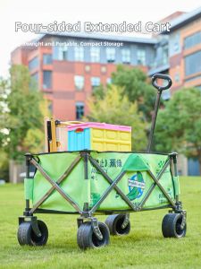Folding Outdoor Camping Stroller with Child Reclining