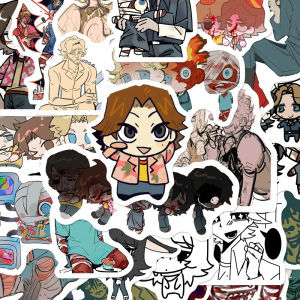 Bộ Sticker Dán Hình Trò Chơi Kinh Dị Rửa Miệng Hoạt Hình Dành Cho Ván Trượt Điện Thoại Hành Lý Xe Đạp - Bộ Sticker Graffiti Chống Nước Vui Nhộn Bán Sỉ
