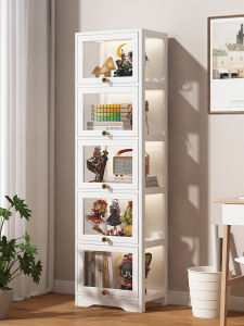 Acrylic Toy Display Cabinet Home Living Room Lego Blocks Transparent Storage Box Dustproof Shelf for Collectible Figures