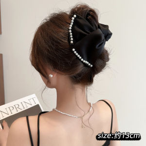 Quiet Brand Large Aurora Hipon Hair Clip with Butterfly Knot Stylish Womens Hair Accessory from Japan and South Korea