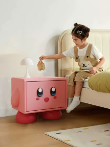 Creative Childrens Room Nightstand Small Size Storage Rack Daughters Bedroom Living Room Side Cabinet Resin Material