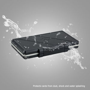 JJC Memory Card Case 36/24/6/4 Slots Water-resistant Storage Box for SD MSD Micro SD Nintendo Switch Card CF express Type-A B SSD XQD & CF Cards Photography Accessories