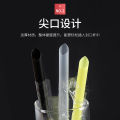 Disposable Pearl Milk Tea Straw Thick Individually Packaged Plastic Color Transparent Juice Long Straw Large. 