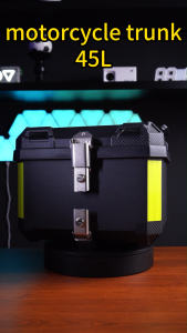 AENXRD Motorcycle Top Box 45L High-Capacity Waterproof Box Motorcycle trunk Accessories Motor Motorcycle Box