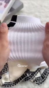 Combo 5 đôi tất nam thể thao GOMTAT vớ đá banh nam có đệm silicon chống trượt chất liệu cotton khử mùi - DABONG-506-CB5