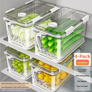 Transparent Food Storage Container Egg and Vegetable Preservation