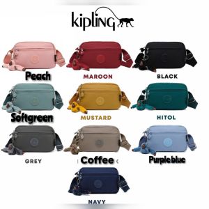 New Arrival Tas Selempang IMPORT KIP 3Sleting ((Free Gantungan))
