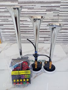klakson 3 corong 25 nada basuri 10 tombol 12vol&24vol