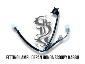 Fitting Lampu Depan Set Honda Scoopy Karbu (KYT)