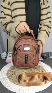 Tas OOTD Wanita: LUNA AURA Tas Selempang Ransel Mini Naura IW 84