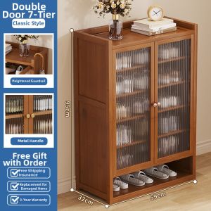 XUNHUAI | New Popular Dustproof Black Multi-Layer Shoe Cabinet
