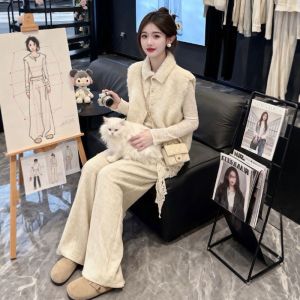 CHANGTONG | Relaxed Style Fashionable Vest Top Pant Set