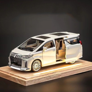 รุ่นรถ Toyota Alphard มีเสียง มีไฟ เปิดประตูได้ทุกบาน พร้อมส่ง Car รถโมเดลเหล็ก