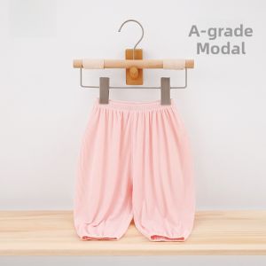 Aengbay Mosquito-Resistant Cotton Lantern Pants for Infants Thin Pure Cotton Long Trousers for Newborns And Babies