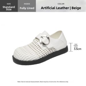 Agsdon | Trendy Summer Breathable White Sandals