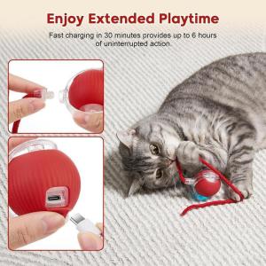 🐈Cat toys | dog toy🐕 interactive Cat Ball 4 interactive modes mainan kucing magic ball Automatic Obstacle Avoidance Automatic Teasing Cat Ball Electric Interactive Cat/Dog Toy Ball Type-C Charging electric cat toy haiwan mainan 寵物玩具球