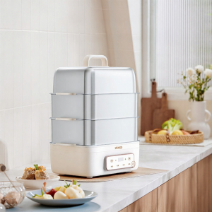 URINGO(Uringo 七彩叮当) | Multifunctional Family Electric Steamer 3 Layers With Soup Pot
