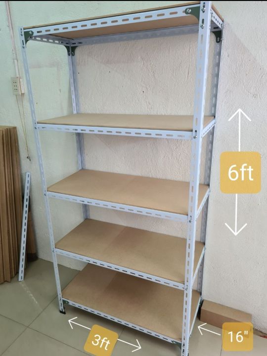 White Large Storage Racks White Storage Rack 6ft x 3ft x 16