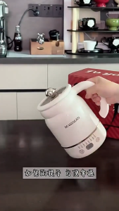 Quick-Steam 1L Electric Cooker Multi-function Electric Hot Pot Small Household Noodles Bowl All-in-one PotCawan termos elektrik 電癤杯--COD