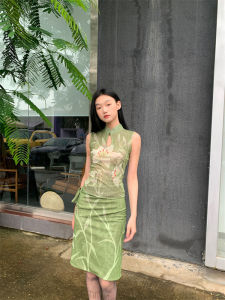 Fashionable Double-Sided Wear Short-Sleeve Slimming Flag Robe Top Summer Spicy Girl Lilies Flower Trendy Womens T-shirt