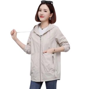 jaket wanita inovatif terbaru bahan katun drill