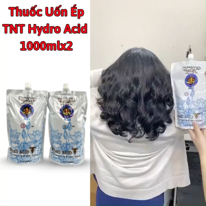 Thuốc Uốn Ép Hydro Acid TNT Cặp Uốn Tóc TNT thông minh không quan tâm mềm hóa - 1000ml x 2