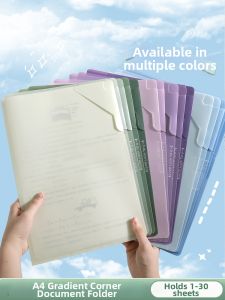 Gradient L-Shaped File Folder A4