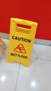 【3PCS】Caution Wet Floor Signage Foldable Roadside Safety Warningeye-Catching Warning Signsignage Warning Floor Signage A Type Of Eye-Catching Warning Sign Roadside Emergency Safety Warning Free Shipping COD