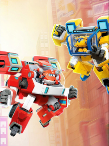 AULDEY | Super Wings Toy Robot Set