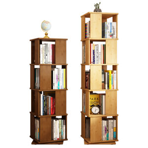 ZHUTING | Rotating Space-saving Corner Bookshelf