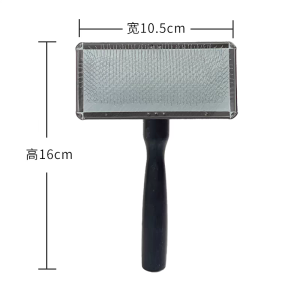 Mushen Tang Titanium Plated Black Gold No.1 Steel Pet Comb Matte Finish Silk Smooth Pet Grooming Tool for Cats And Dogs