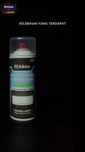 【WHITE CASING PLASTIC PAINT】Aerosol 400ml Air Conditioner Case Paint Cat Penghawa Angin PVC Case Exhaust Fan Cat Paint