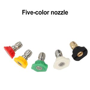 Pressure Washer Tips Set Multiple Degrees 2.5 GPM Power Washer Nozzle Tips 5 Pack 1/4 Quick Connect