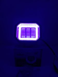 Lampu Tembak Daymaker 3 Lensa plus angel eye biru dan merah bisa flash