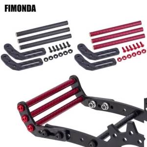 Optimum Approach Angle Carbon Fiber Front Bumper for 1/10 RC Crawler Axial SCX10 TRX4 LCG Dodge Power Wagon Cab Cliffhanger Body