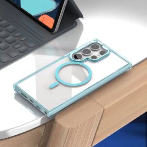 MOCOME เคส Magsafe ชาร์จไร้สาย Samsung S25 Ultra เคสแม่เหล็กชาร์จไร้สาย Samsung S25Ultra Magnetic case