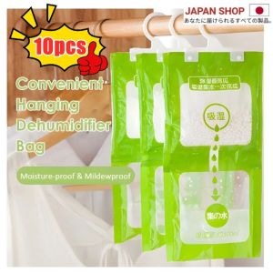 [BUY 5 TARE 5 ] Japan Hanging Moisture Absorbent Bag Anti Mold Desiccant Packets Closet Cabinet Dehumidifier Moisture Proof Desiccant Hanging Wardrobe Closet Drying Agent Dehumidification Anti-mold Bag