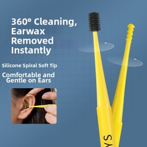 Advanced Double Ended Ear Wax Remover Silicone Tool Set
