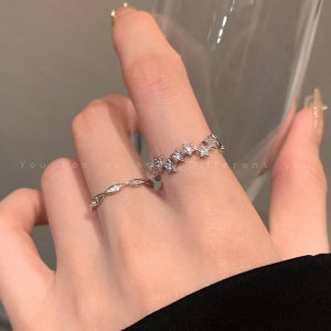 Elegant Open Star Zircon Ring for Women Finger Ring Stackable Middle Finger Unique Design Luxury Feel Alloy Handmade Jewelry