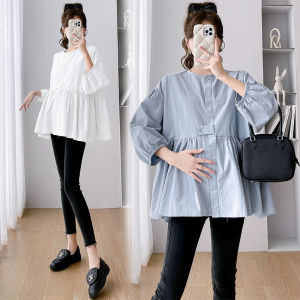 Maternity Fashion Loose Slimming Bigsize Nursing Blouse