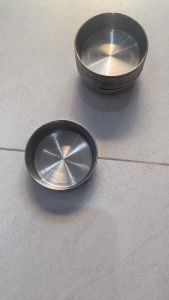 Combo 10 Khuôn bánh da lợn bánh bò bông bánh bò bi - khuôn INOX Size 7cm