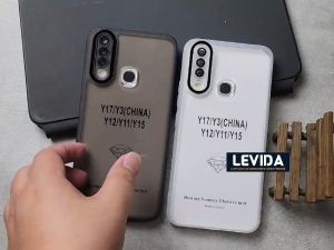 Soft Case Lens Metalic Transparan Vivo Y12 Vivo Y15 Vivo Y17 Vivo Y17S