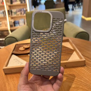 WANKEHUANG | Wan Shell King Hollow Out Heat Dissipation Net Shell Magnetic Absorption iPhone 15 Pro Max Protective Case Breathable 14 Pro Max Hard Shell
