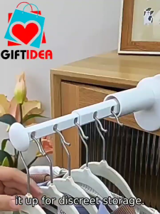 GIFTIDEA Travel Drying Rack Portable Indoor Folding Hanger No Punching and Retractable Drying Rack