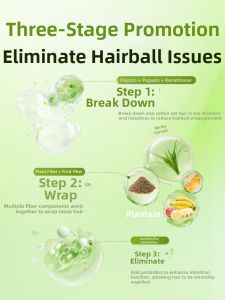 Dr. Vet | Hairball Control Cat Treats Freeze Dried Cat Grass