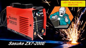 Máy Hàn Điện Tử Inverter SASUKE ZX7-200E - Hàng Chính Hãng - Hàn Que 1.6-3.2 ly - Chuyên Dụng Cho Thợ