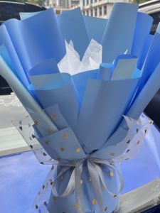 Birthday Gift DIY Fresh Flower Bouquet Semi-Finished Product Fruit Badminton Shell No Packaging Required Glass Paper Material