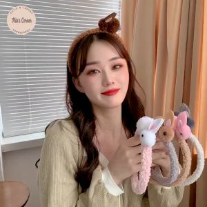 Băng đô cài tóc hình con thỏ bông cực dễ thương