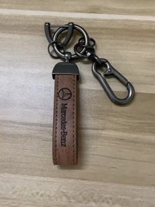 Car Vintage Leather Keychain Ring Zinc Alloy Chain Key For KIA Carnival Niro EV9 K8 Forte Cerato Sportage Ray EV Telluride